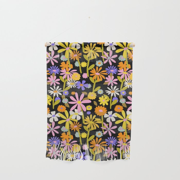 Flower Power Dark Wall Hanging Gallery Image 1