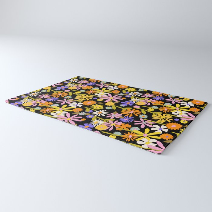 Flower Power Dark Rug Gallery Image 3