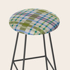 Vibrant Plaid Fusion C Stool Gallery Image 2