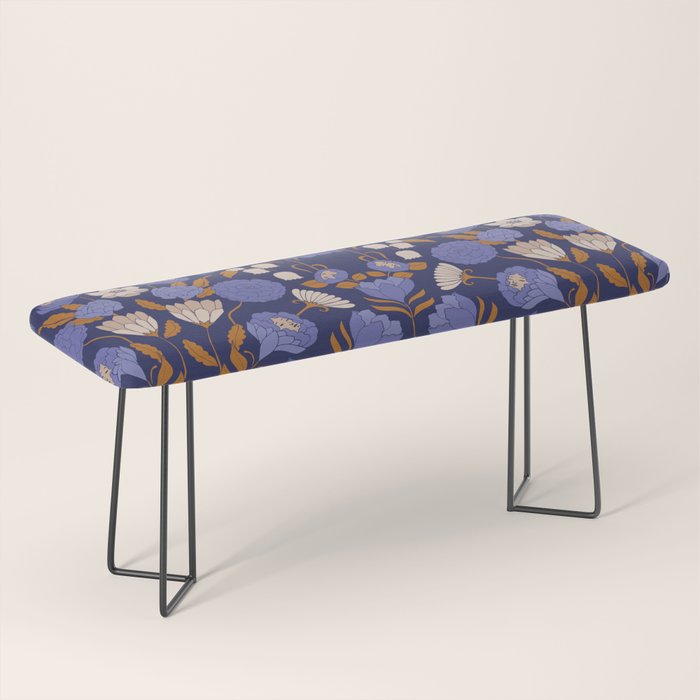 Mystery Blooms {Periwinkle} Bench Gallery Image 1