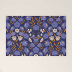 Mystery Blooms {Periwinkle} Welcome Mat Gallery Image 1