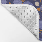 Mystery Blooms {Periwinkle} Bath Mat Gallery Image 2