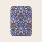 Mystery Blooms {Periwinkle} Bath Mat Gallery Image 1