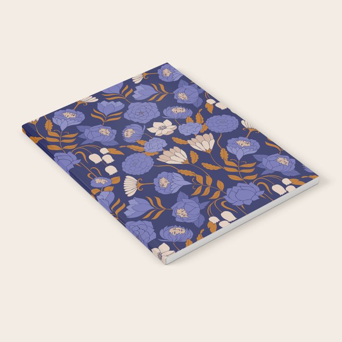 Mystery Blooms {Periwinkle} Notebook Gallery Image 1