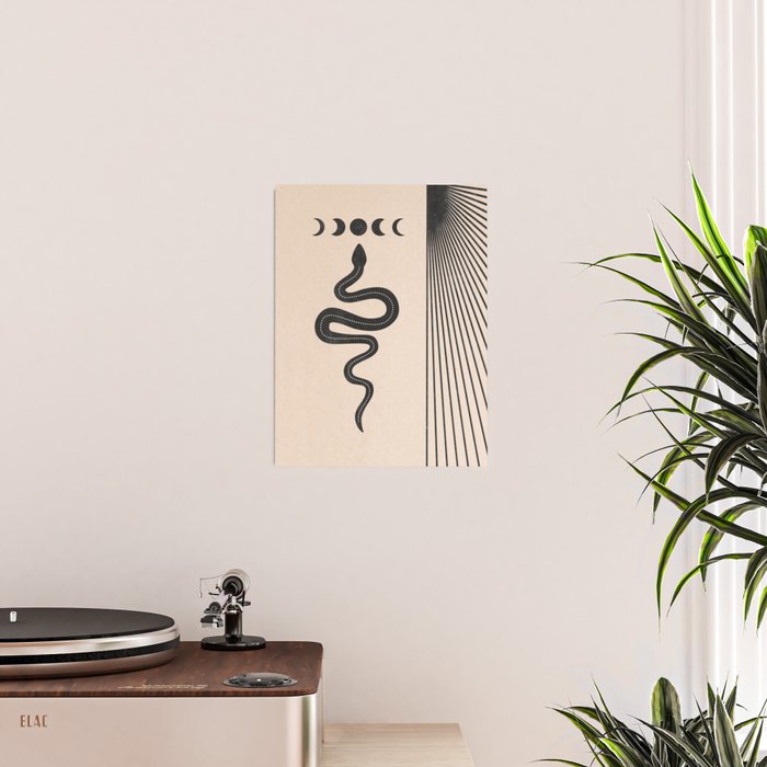 Snake Geometry Poster Gallery Image 2