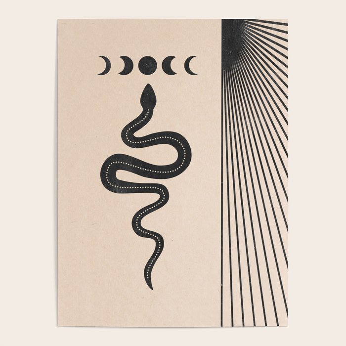 Snake Geometry Poster Gallery Image 4