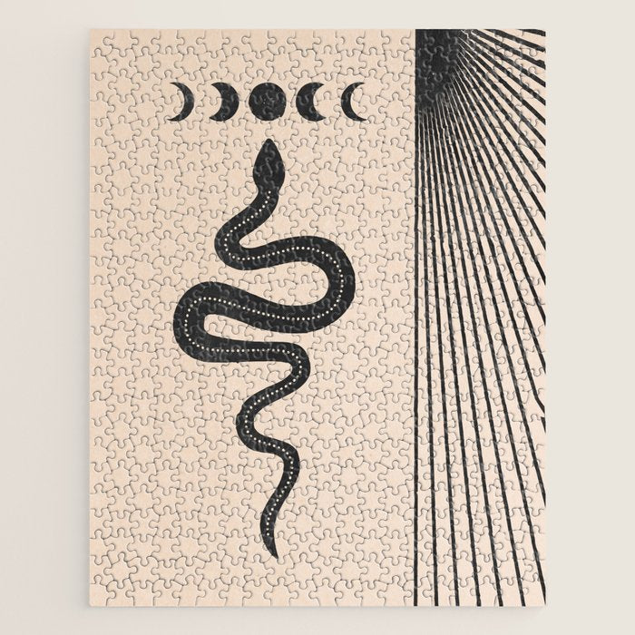 Snake Geometry Jigsaw Puzzle Gallery Image 1