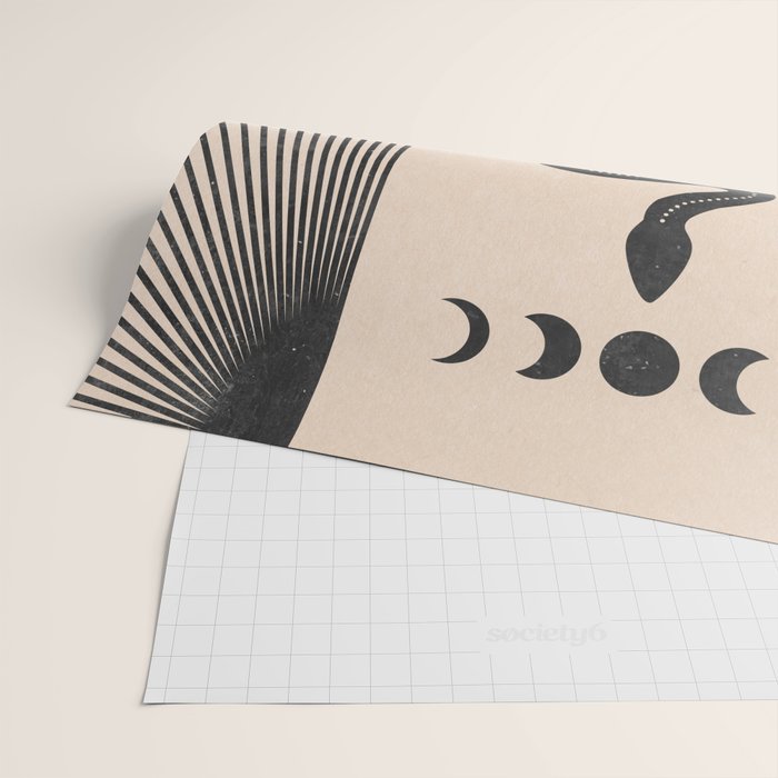 Snake Geometry Wrapping Paper Gallery Image 2