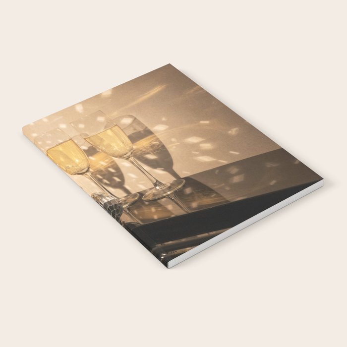 Disco Ball Champagne Celebration Glam Photography  Notebook Gallery Image 1