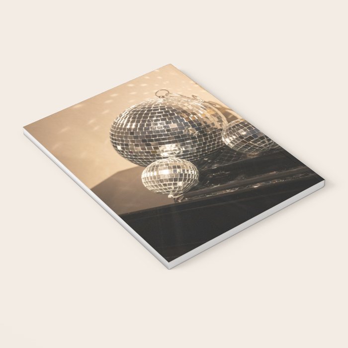 Disco Ball Champagne Celebration Glam Photography  Notebook Gallery Image 3