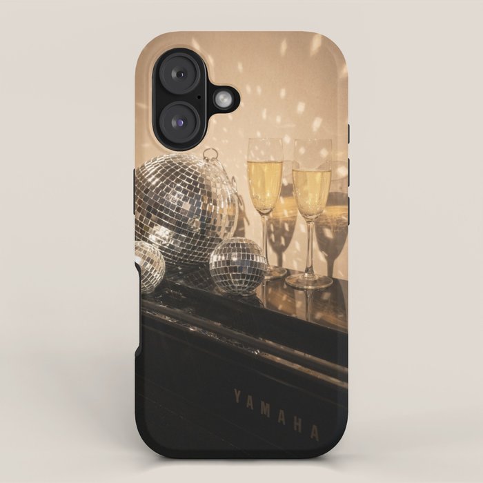 Disco Ball Champagne Celebration Glam Photography  iPhone Case Gallery Image 1