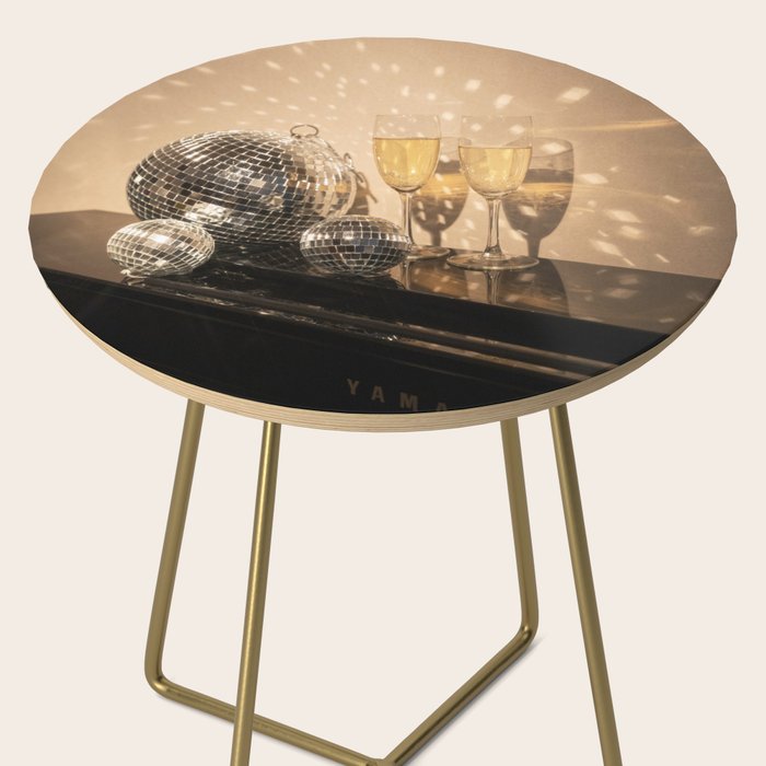 Disco Ball Champagne Celebration Glam Photography  Side Table Gallery Image 2