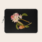Rhododendron Maximum  by Mary Delany Paper Collage Floral Flower Botanical Paper Mosaic Vintage Scientific Plant Anatomy Laptop Sleeve Gallery Image 1