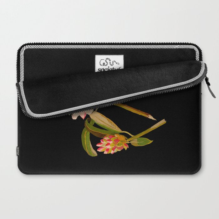 Rhododendron Maximum  by Mary Delany Paper Collage Floral Flower Botanical Paper Mosaic Vintage Scientific Plant Anatomy Laptop Sleeve Gallery Image 2