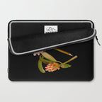 Rhododendron Maximum  by Mary Delany Paper Collage Floral Flower Botanical Paper Mosaic Vintage Scientific Plant Anatomy Laptop Sleeve Gallery Image 2