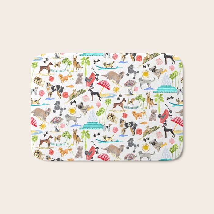Doggie Days Bath Mat Gallery Image 1