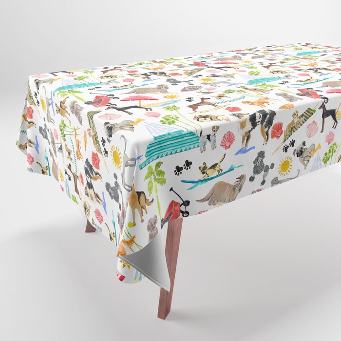 Doggie Days Tablecloth Gallery Image 1