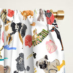 Doggie Days Window Curtain Gallery Image 2