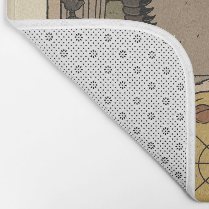 Wheel of Fortune - Raccoons Tarot Bath Mat Gallery Image 2