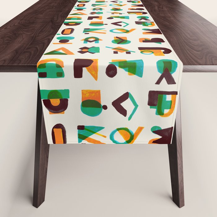 Shape of thoughts Table Runner Gallery Image 1