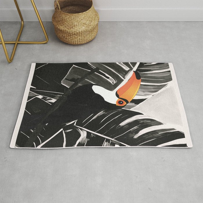 Tropical Toucan Art Rug Gallery Image 1