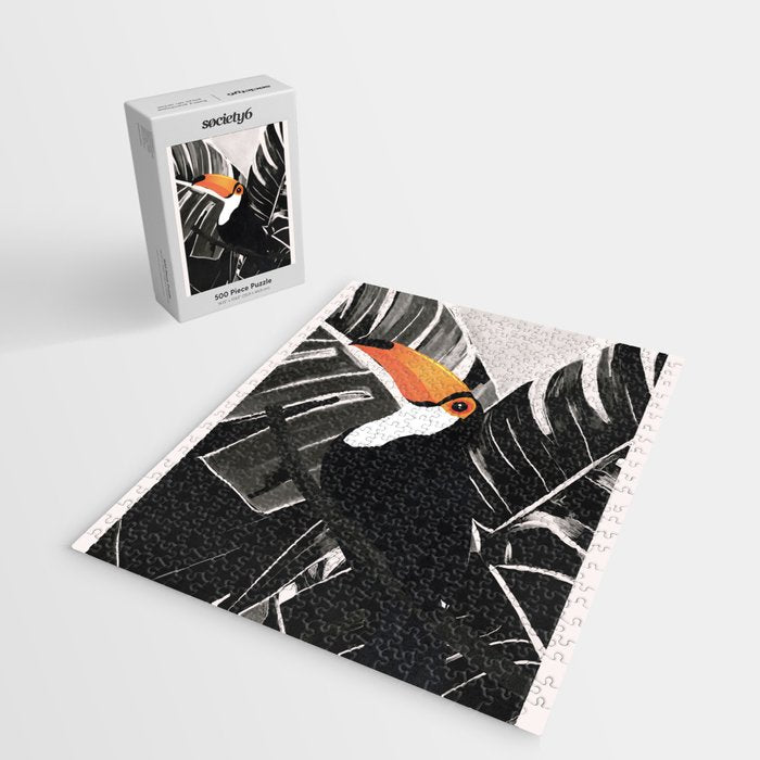 Tropical Toucan Art Jigsaw Puzzle Gallery Image 2