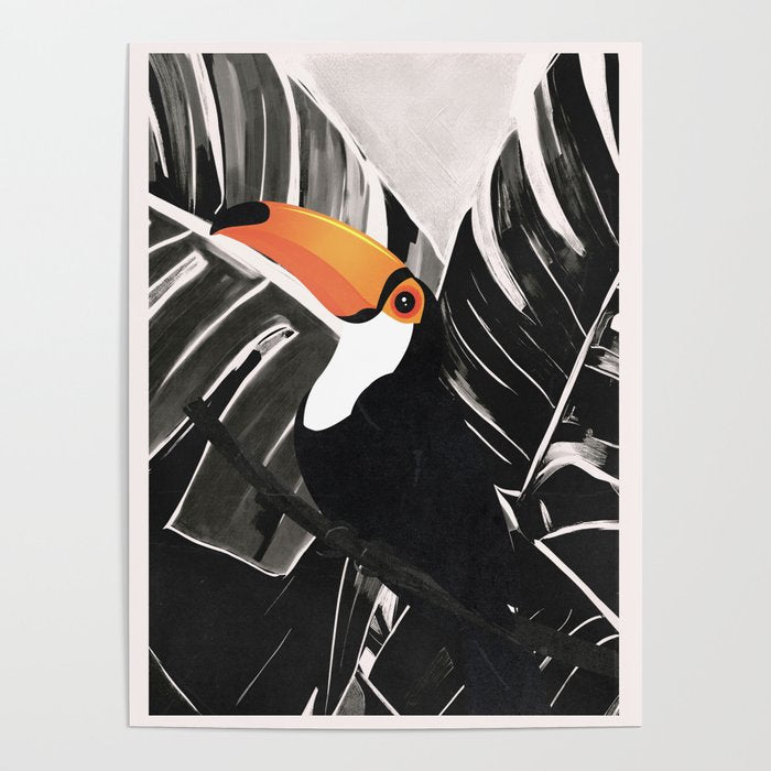 Tropical Toucan Art Poster Gallery Image 4