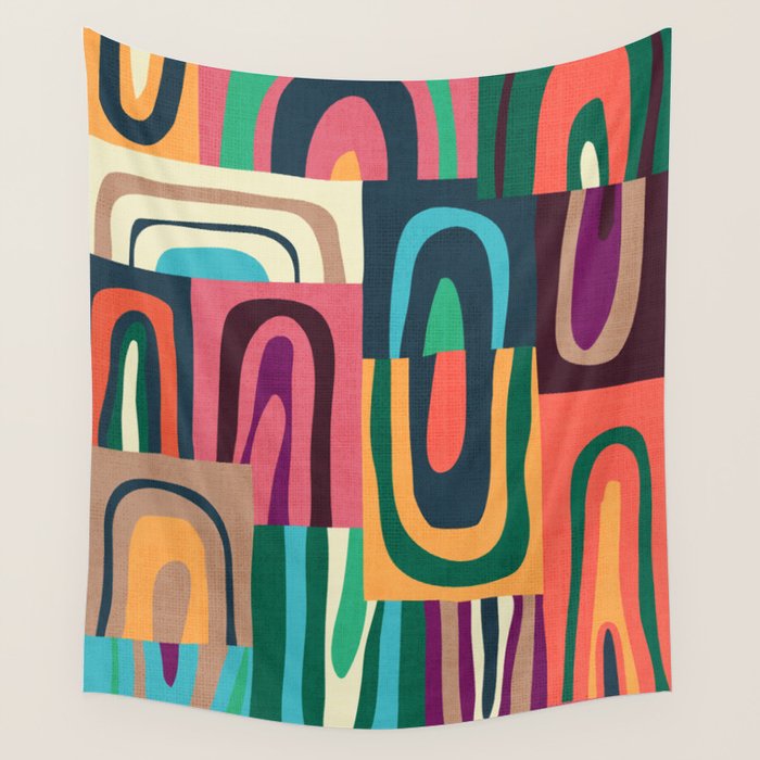Rolling rollers Wall Tapestry Gallery Image 4