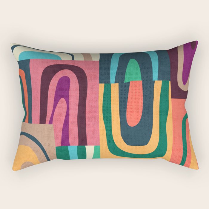 Rolling rollers Rectangular Pillow Gallery Image 1