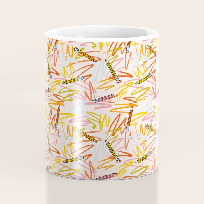 Pencil Print Coffee Mug Gallery Image 4