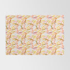 Pencil Print Rug Gallery Image 2