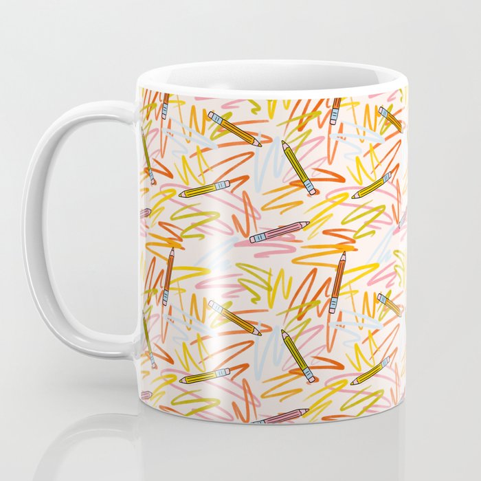 Pencil Print Coffee Mug Gallery Image 3