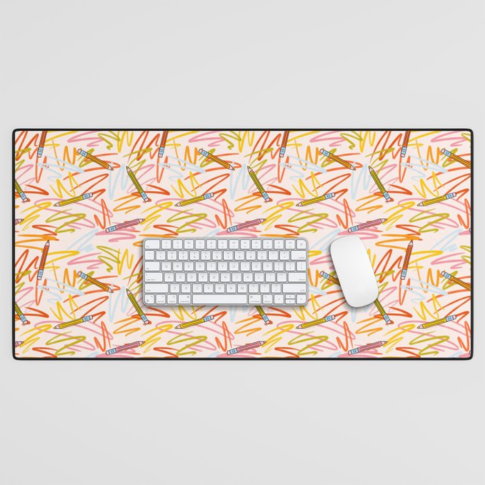 Pencil Print Desk Mat Gallery Image 1