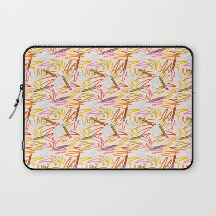 Pencil Print Laptop Sleeve Gallery Image 1