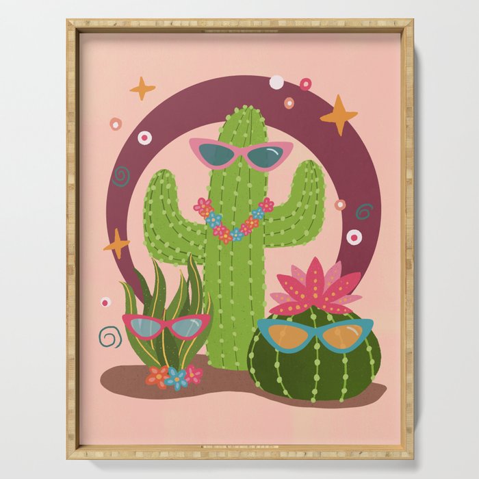 Cactus fiesta Serving Tray Gallery Image 1