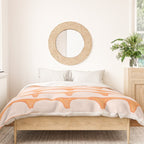 Scoop in peach Duvet Cover Gallery Image 3