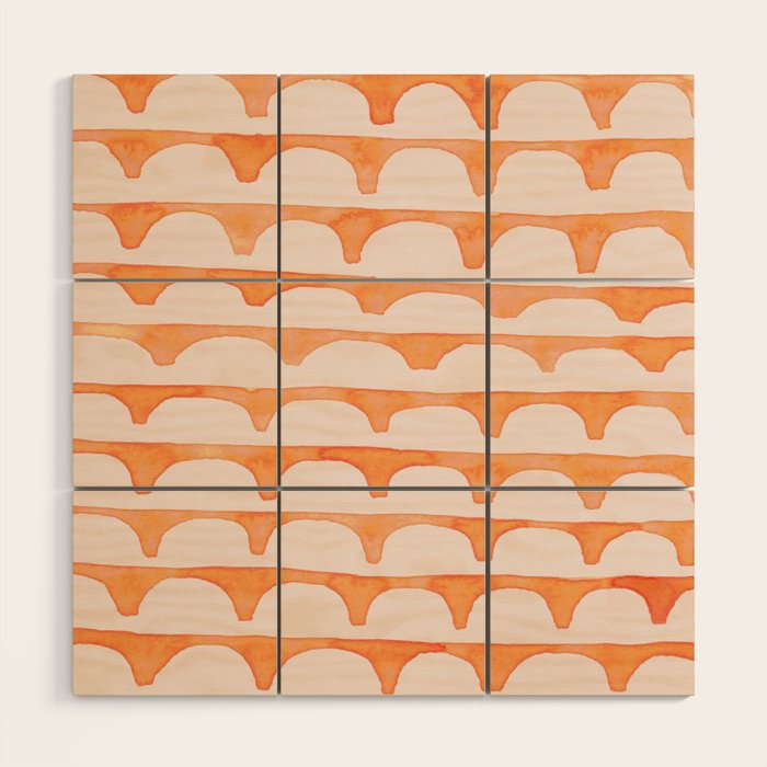 Scoop in peach Wood Wall Art Gallery Image 1
