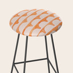 Scoop in peach Stool Gallery Image 2