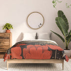 Red Tulip Moon Rise Bunny Comforter Gallery Image 3