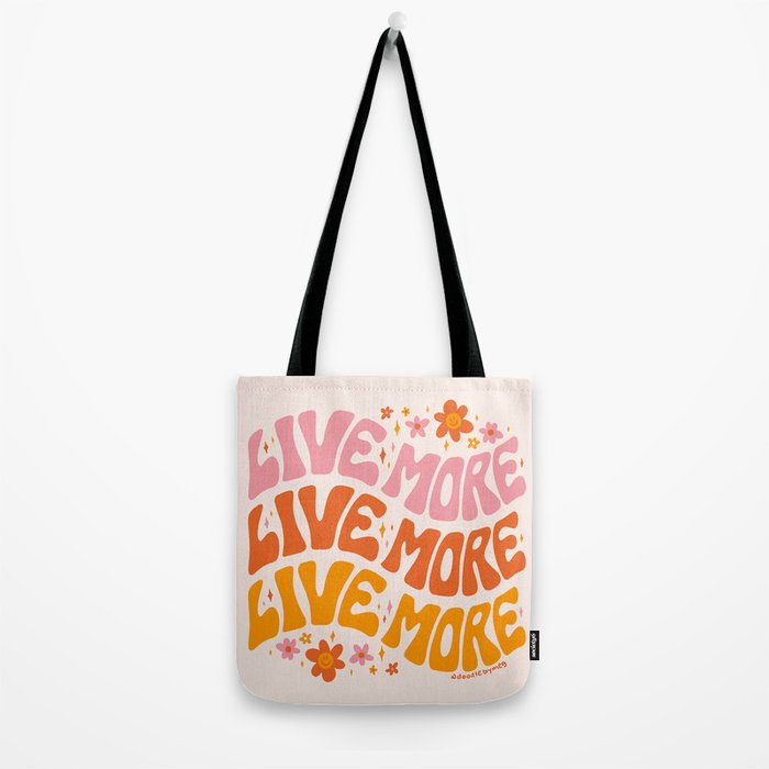 Live More Tote Bag Gallery Image 2