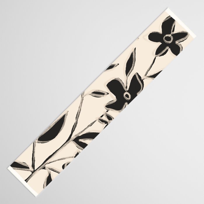 Abstract Minimal Flowers 16 Table Runner Gallery Image 3