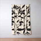 Abstract Minimal Flowers 16 Window Curtain Gallery Image 3