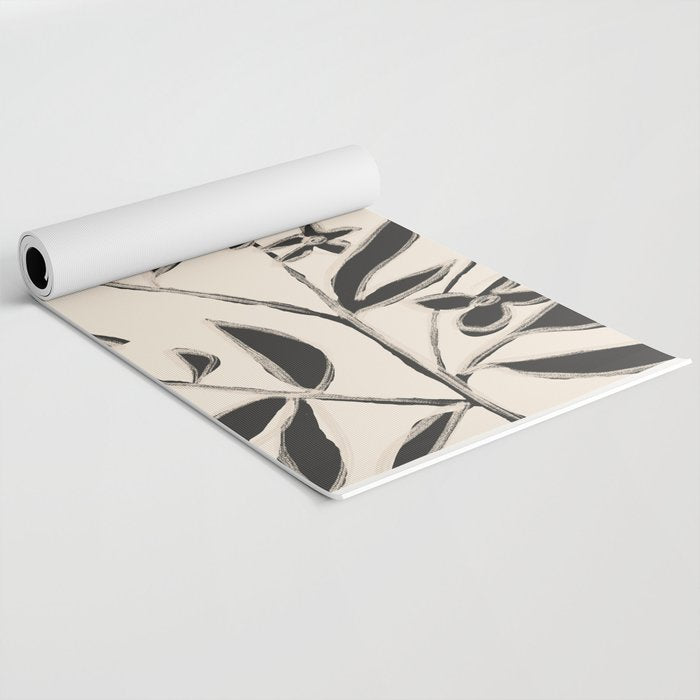 Abstract Minimal Flowers 16 Yoga Mat Gallery Image 2