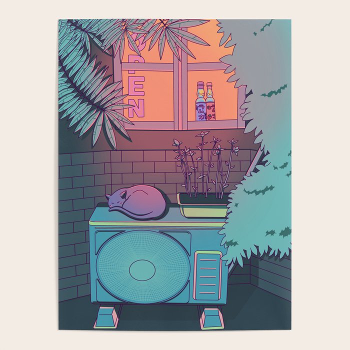 Ramune Cat Poster Gallery Image 1
