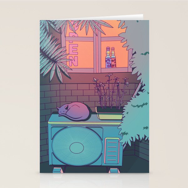Ramune Cat Stationery Card Gallery Image 1