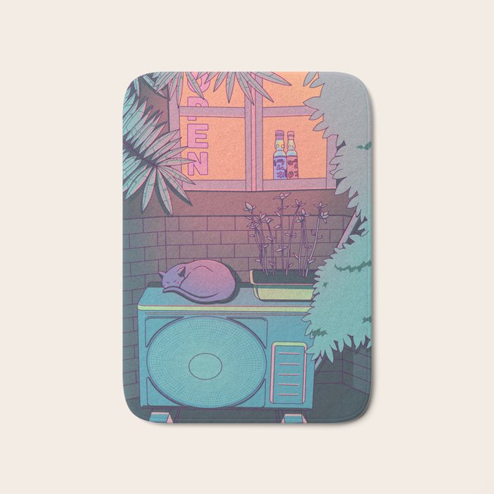 Ramune Cat Bath Mat Gallery Image 1