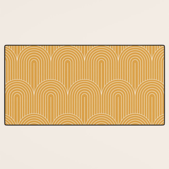 Art Deco Arch Pattern XVII Desk Mat Gallery Image 3