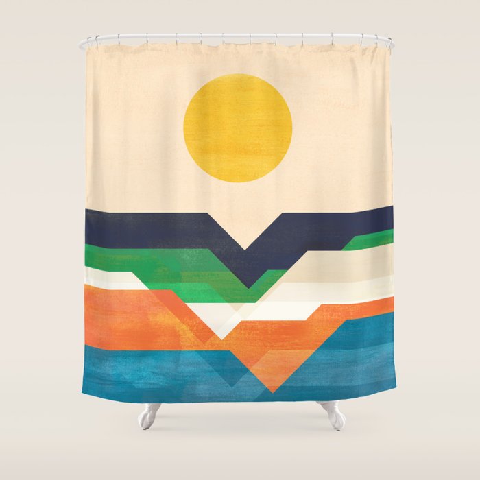 Tale from the shore Shower Curtain Gallery Image 1