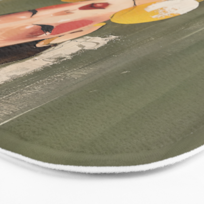 Golden Silence Modern Muse Bath Mat Gallery Image 3