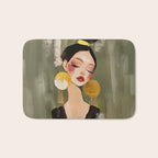 Golden Silence Modern Muse Bath Mat Gallery Image 1